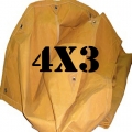 Lona Encerado 4x3 + ilhóses c/ 50cm Lona Encerado 4x3 + ilhóses c/ 50cm